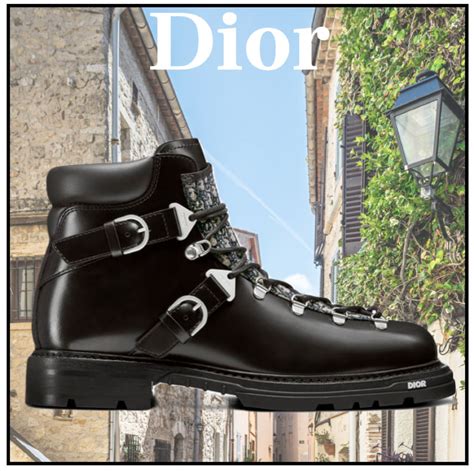 dior buckled combat boots|christian Dior riding boots.